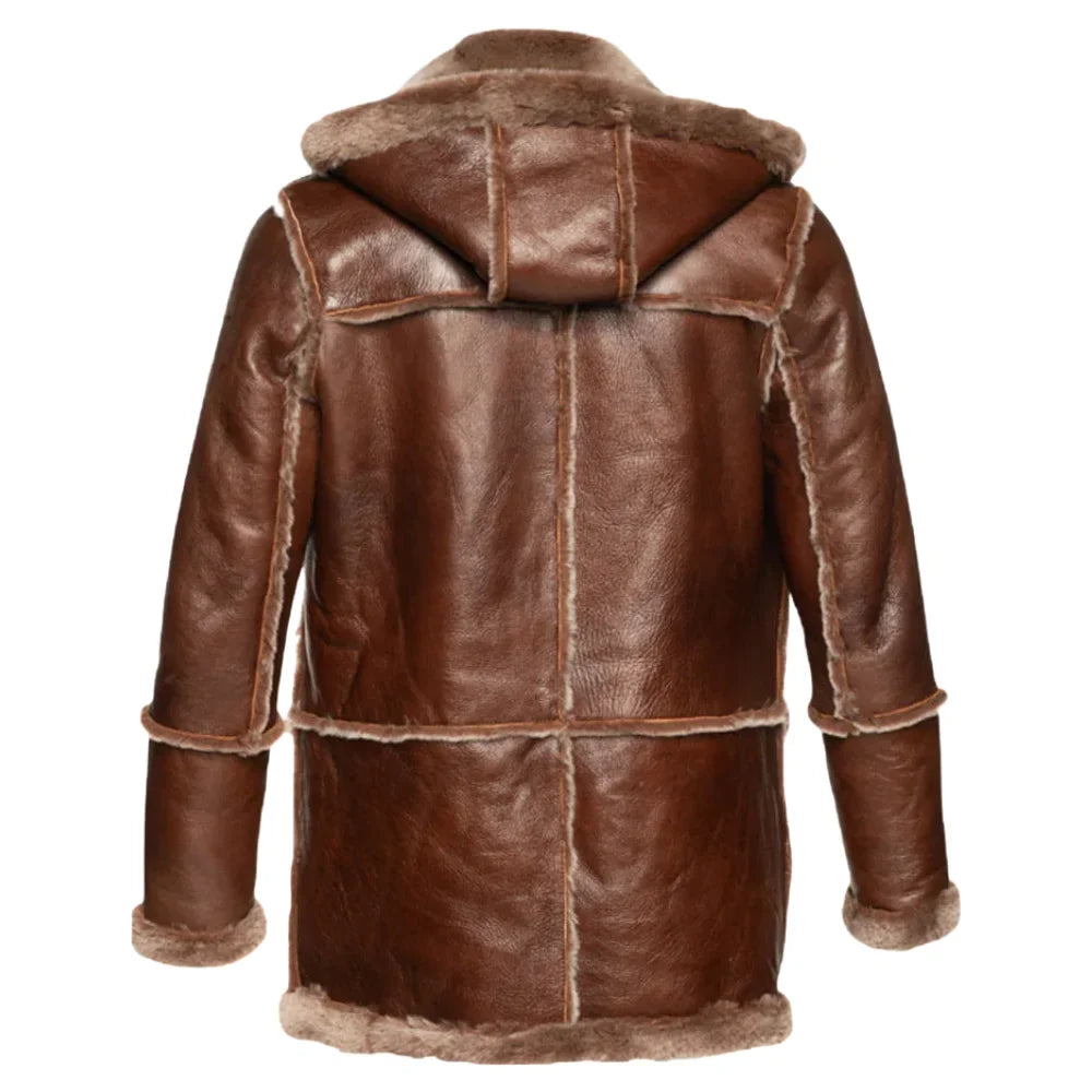 Eamon Brown duffle shearling jacket