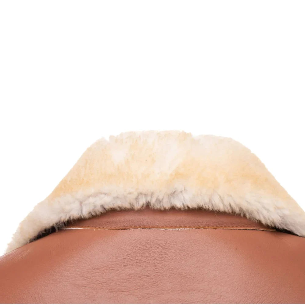 Mike's western Trucker shearling coat
