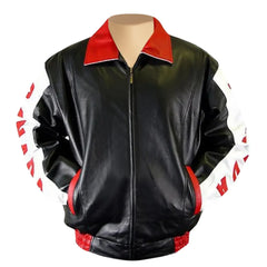 Canadian flag inspired Bomber style Jacket