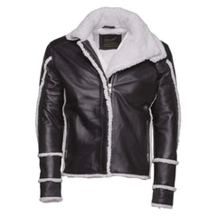 Harry's Sherpa Leather jacket with double collar