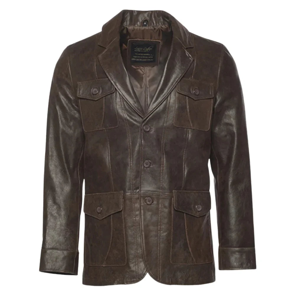 Jules Vintage Copper Safari coat blazer