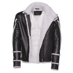 Harry's Sherpa Leather jacket with double collar