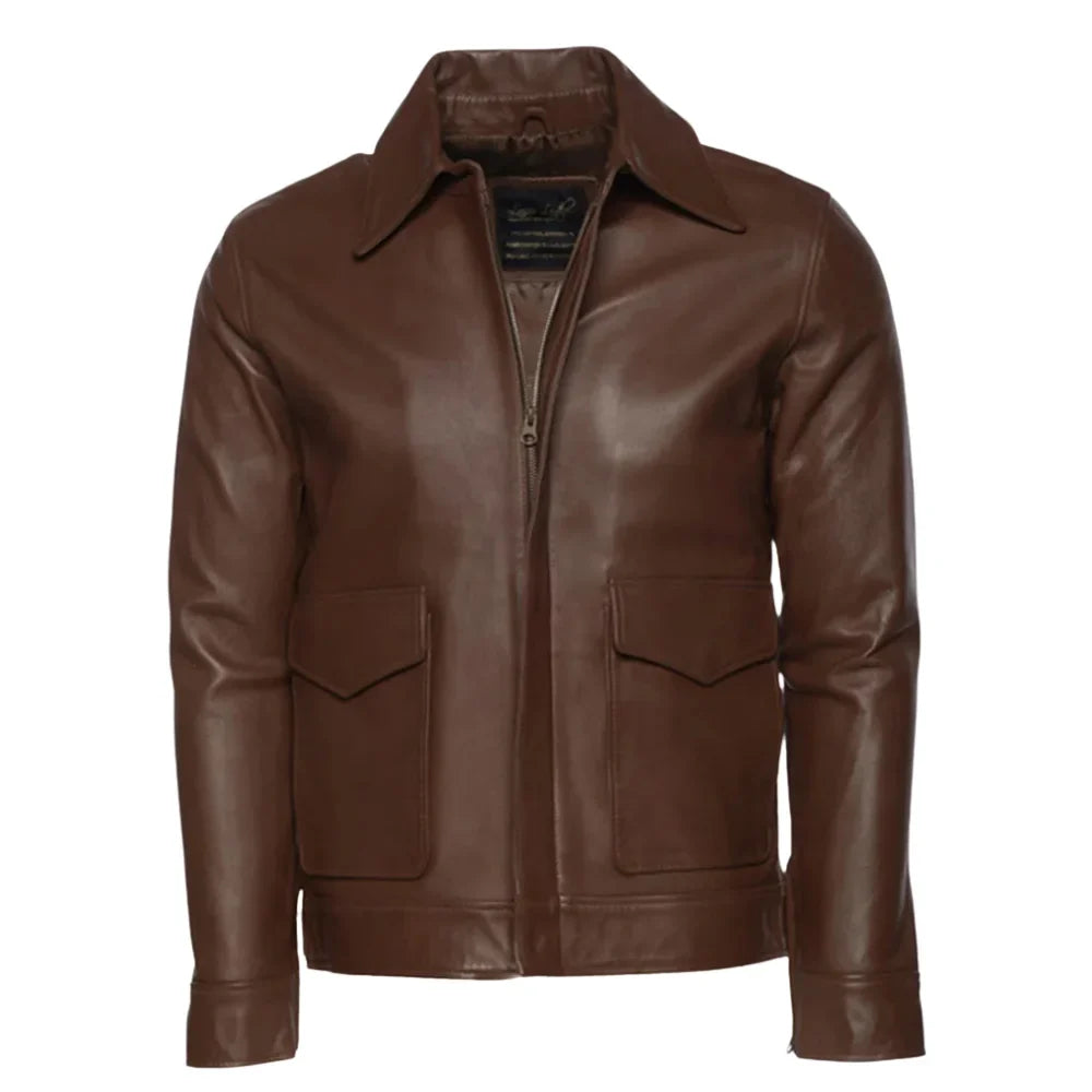 Raphael Brown Bomber jacket