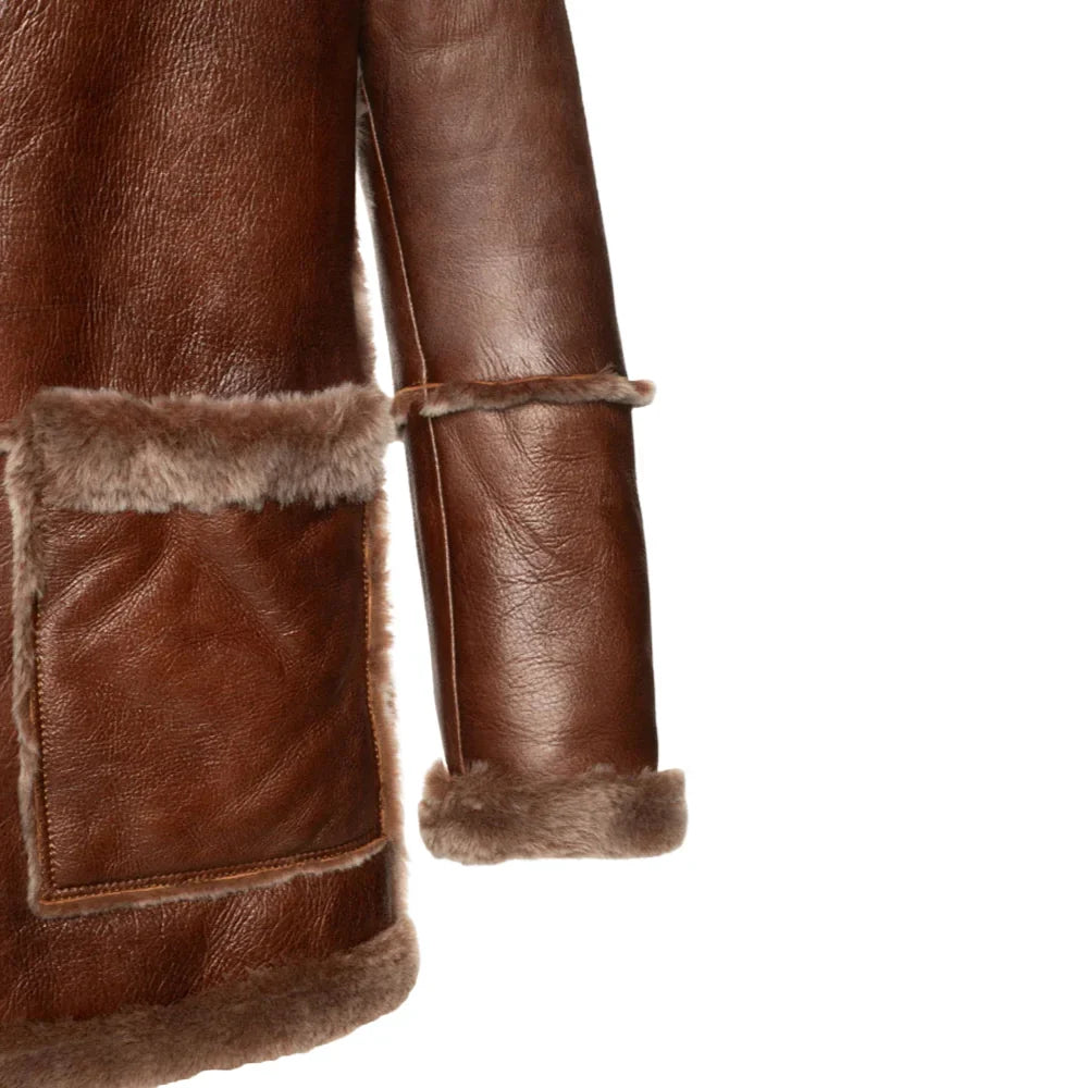 Eamon Brown duffle shearling jacket