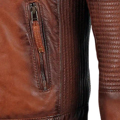 Men's Ruda Burnished Leather Jacket