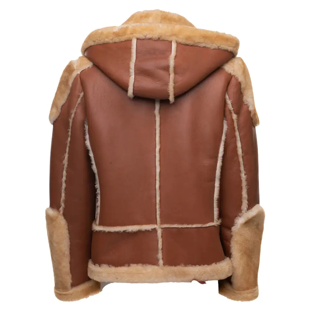 Alek's Shearling Leather Biker Jacket