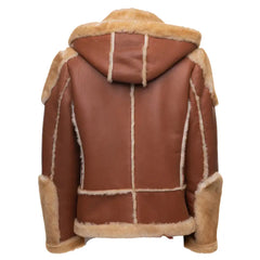 Alek's Shearling Leather Biker Jacket