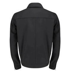 Blaze matte black classic leather jacket