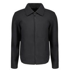 Blaze matte black classic leather jacket