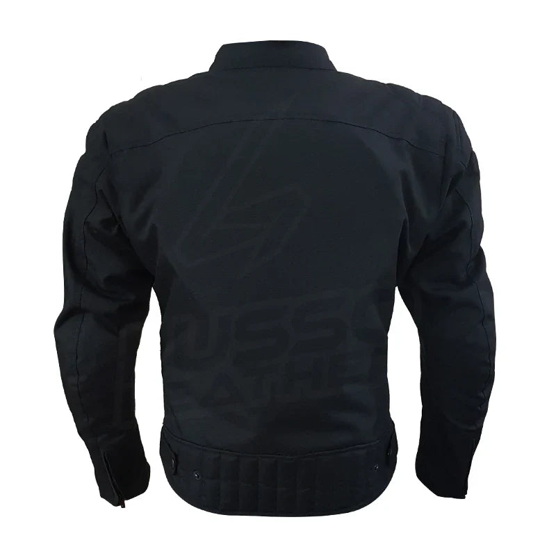 Elements Waterproof Armored Leather Motorcycle Jacket