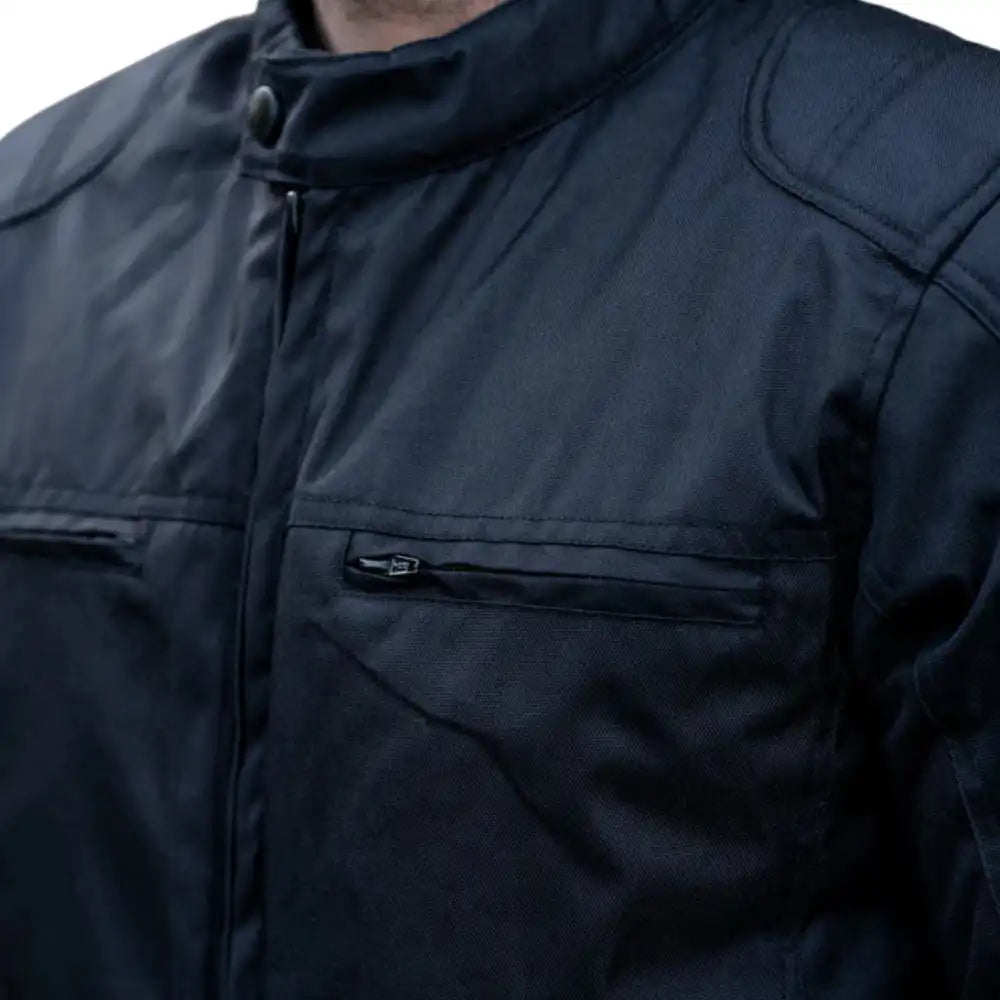 Elements Waterproof Armored Leather Motorcycle Jacket