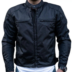 Elements Waterproof Armored Leather Motorcycle Jacket