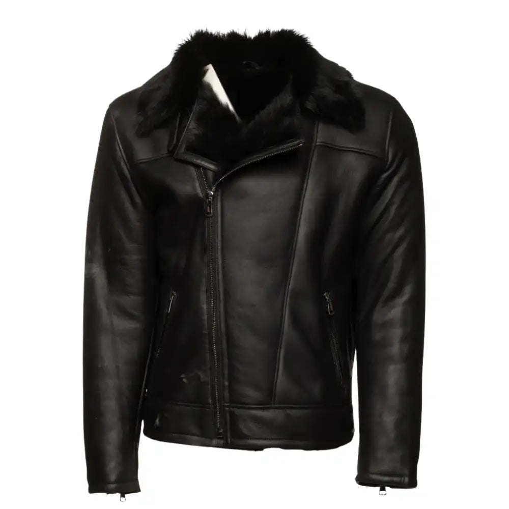 Carter's Toscana Shearling Leather Biker Jacket