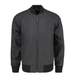 Colt matte black ribbed bomber jacket