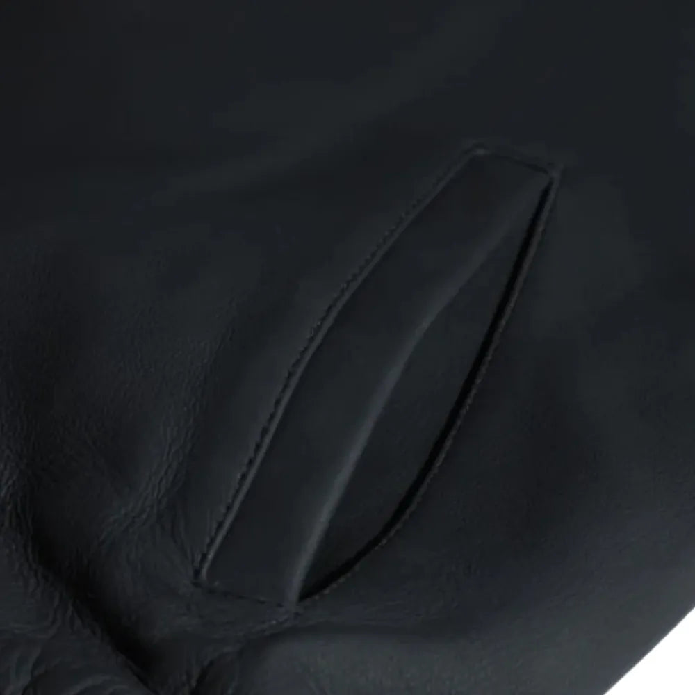Colt matte black ribbed bomber jacket