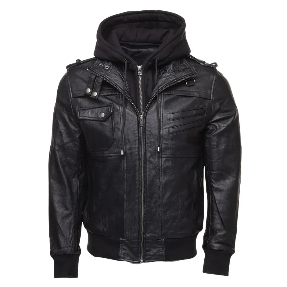 Daniel Clark - Iron Hawk Hooded Bomber Jacket