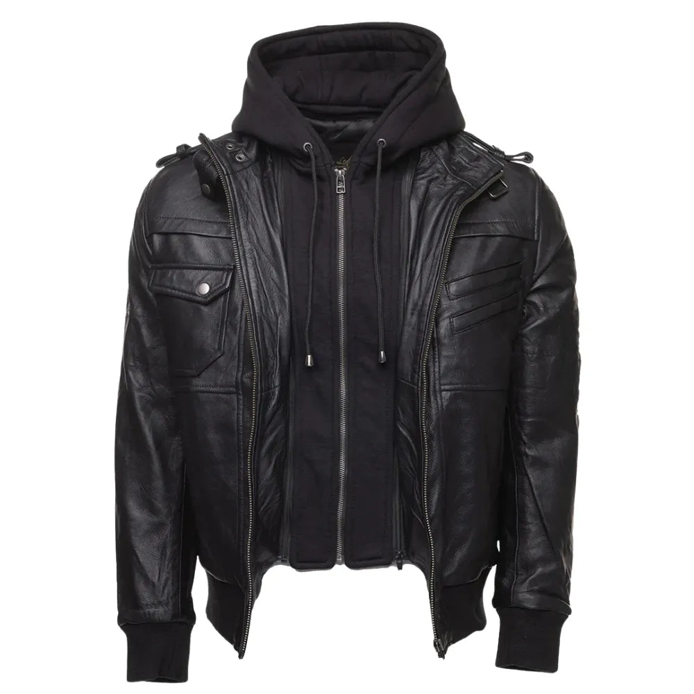 Daniel Clark - Iron Hawk Hooded Bomber Jacket
