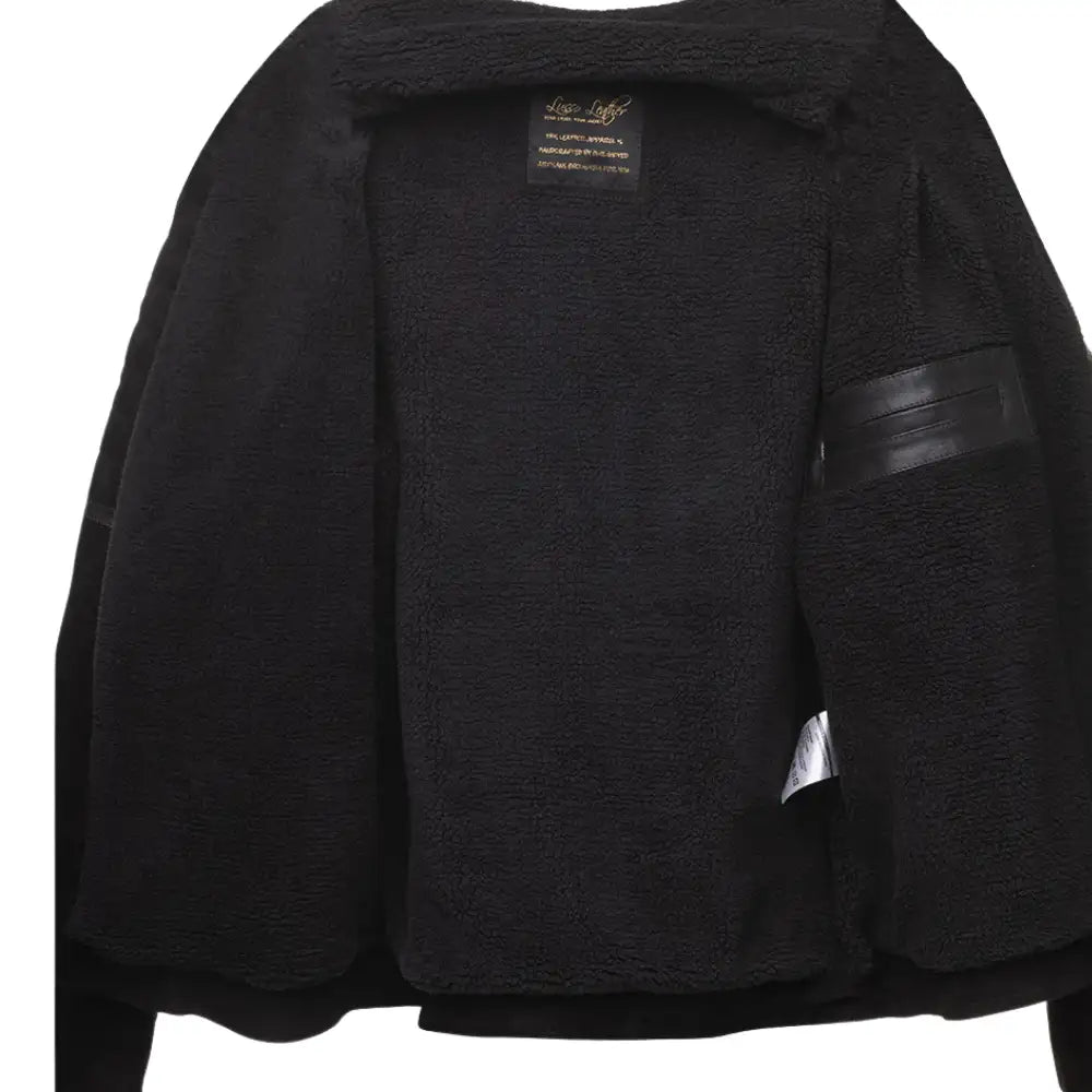 David Black Suede Leather Biker Jacket