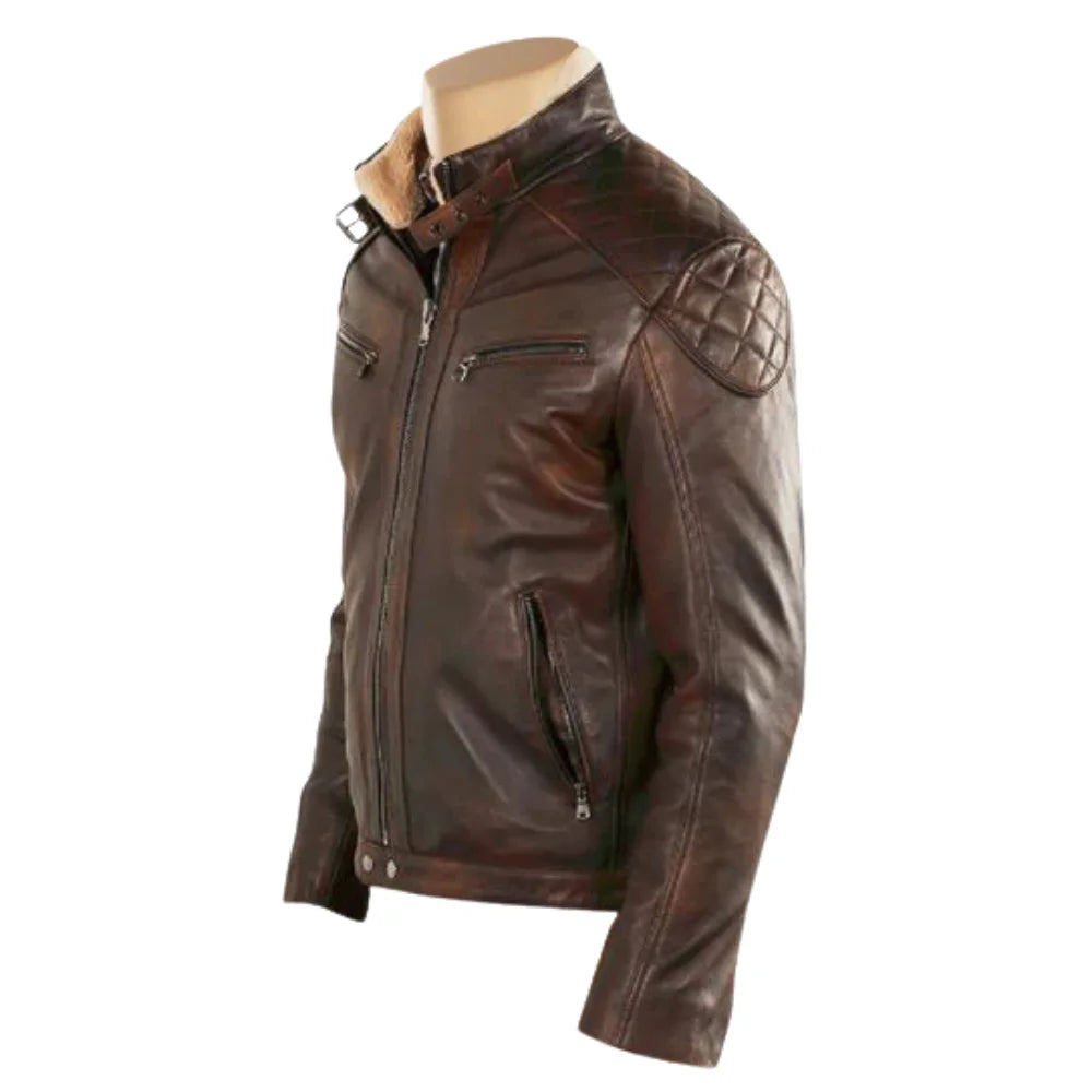 Desert leather jacket