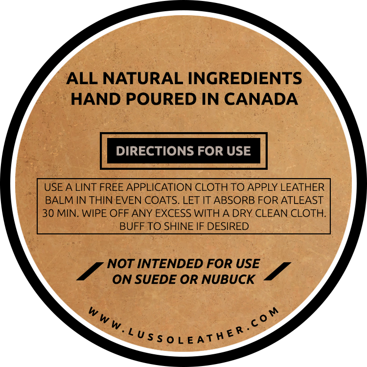 All Natural Leather Balm and Conditioner