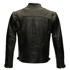 Finnian's Black Midnight Café Racer Jacket