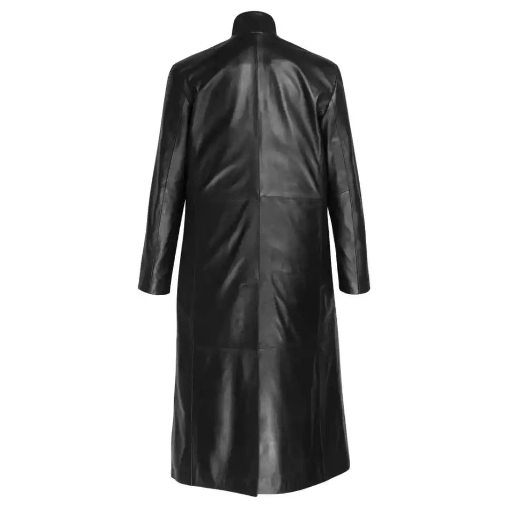 Gilbert black Round collar Black Long coat