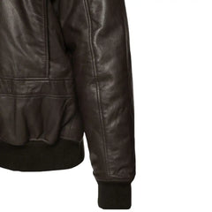 Havana Brown G1 Bomber Leather Jacket