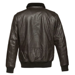 Havana Brown G1 Bomber Leather Jacket