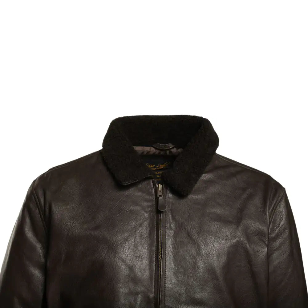 Havana Brown G1 Bomber Leather Jacket