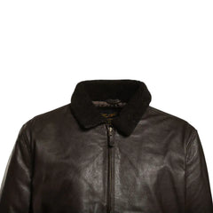 Havana Brown G1 Bomber Leather Jacket