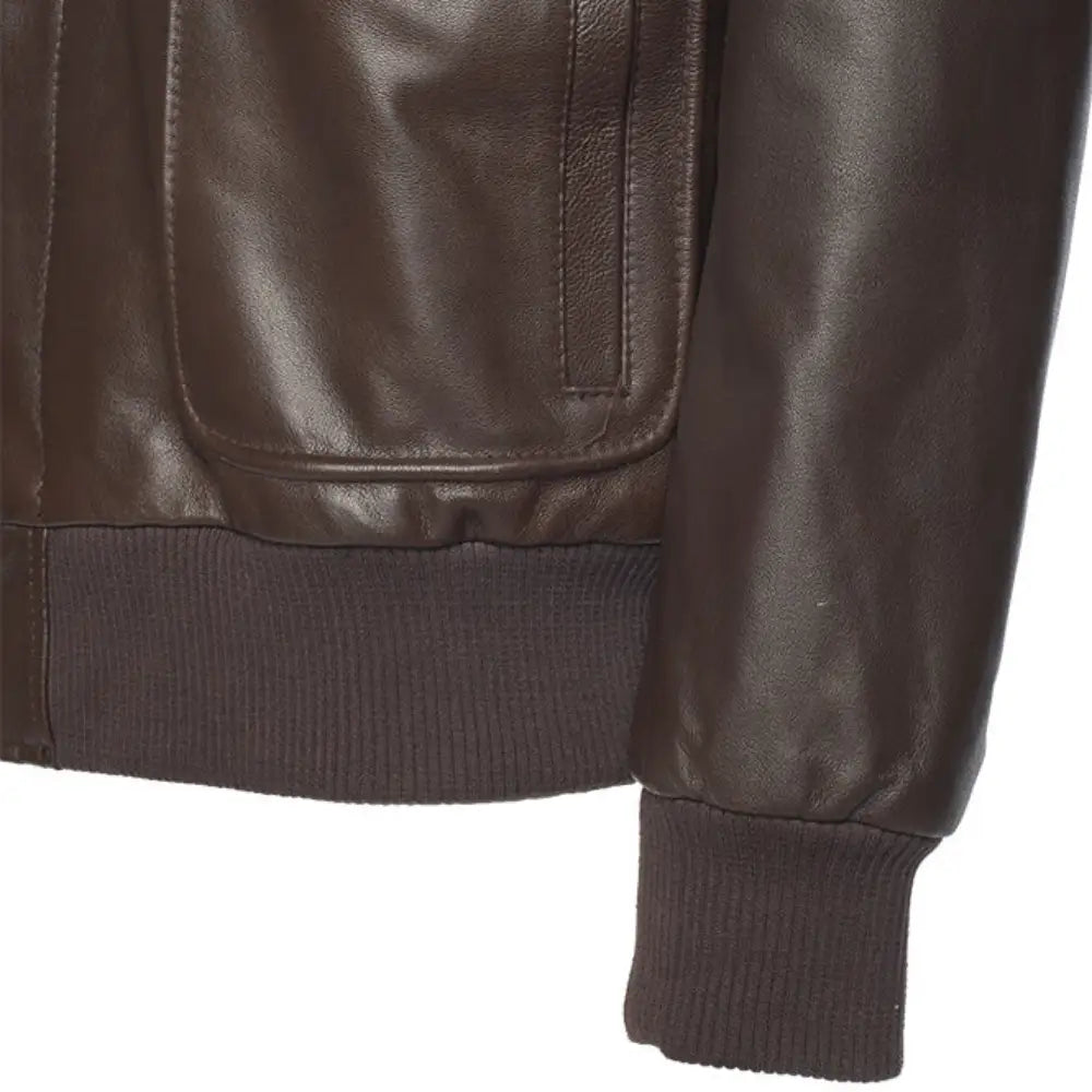 Henri Brown A2 bomber jacket
