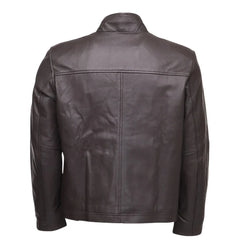 Henry Mateo Dark Brown leather jacket