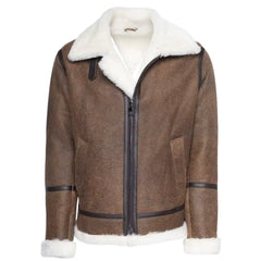 Jacoba Brown B3 shearling bomber jacket