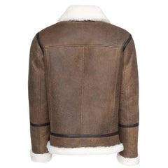 Jacoba Brown B3 shearling bomber jacket