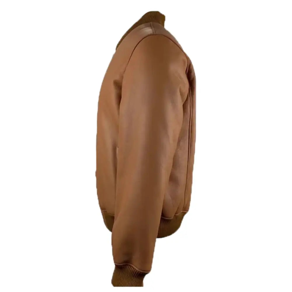 Jonathan Tan shearling bomber jacket
