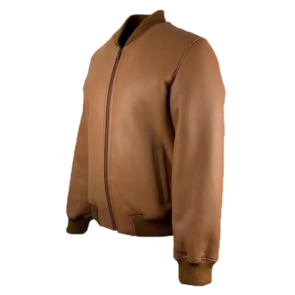 Jonathan Tan shearling bomber jacket