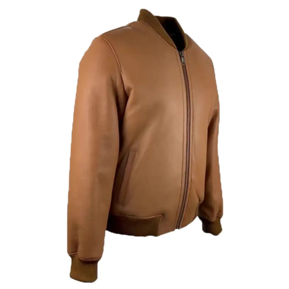 Jonathan Tan shearling bomber jacket