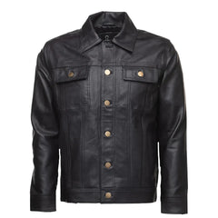 Mason Trucker Leather Jacket