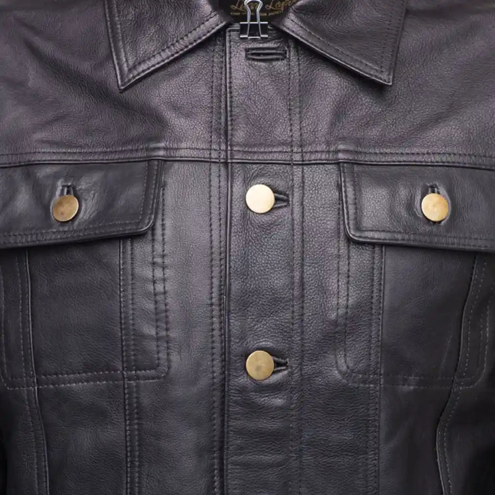 Mason Trucker Leather Jacket