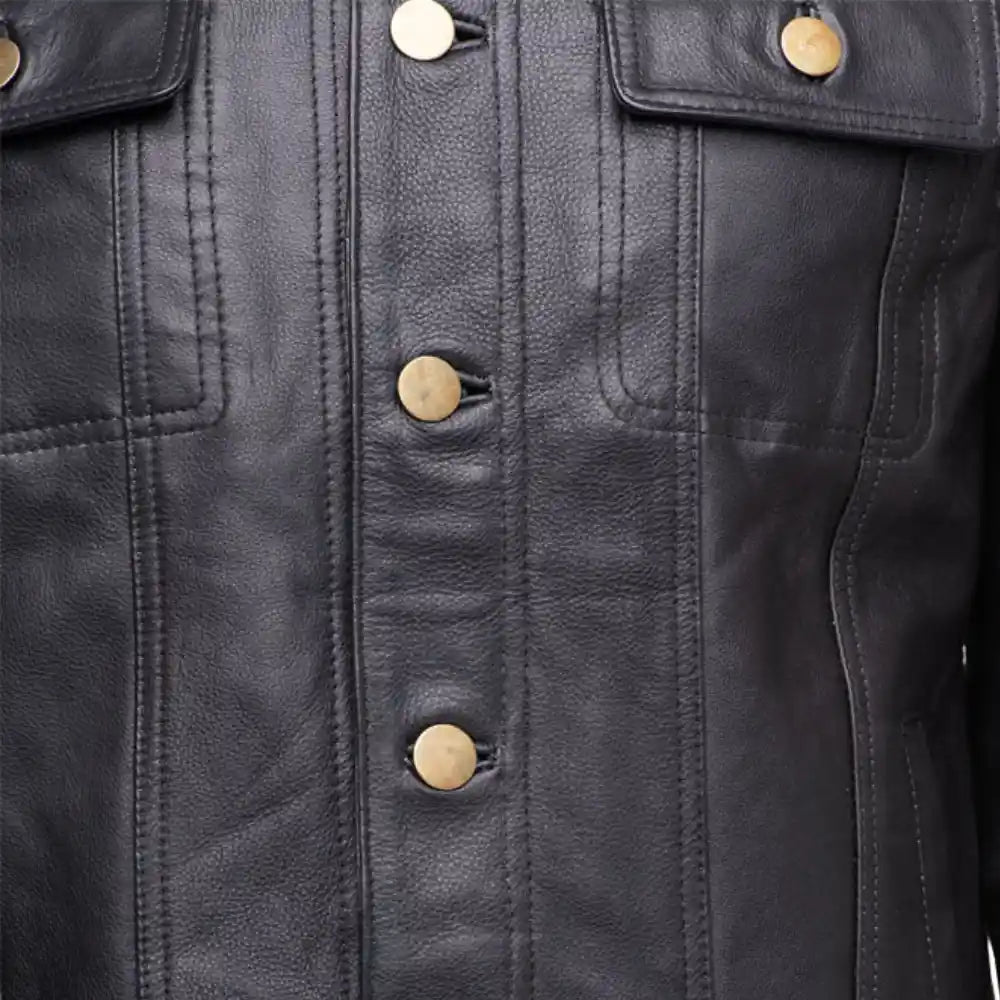 Mason Trucker Leather Jacket