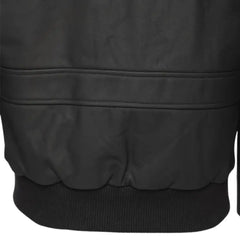Matte Black A2 Bomber Leather jacket