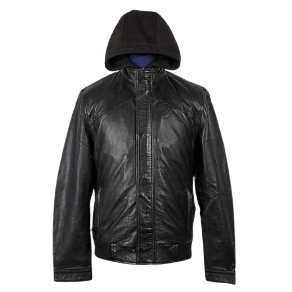 Men's Turku Black Leather Jacket