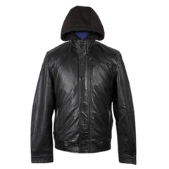 Men's Turku Black Leather Jacket