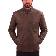 Brown Suede Leather jacket