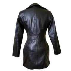 Nelly's women's long coat with wind flaps