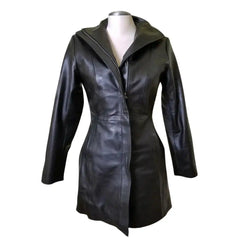 Nelly's women's long coat with wind flaps