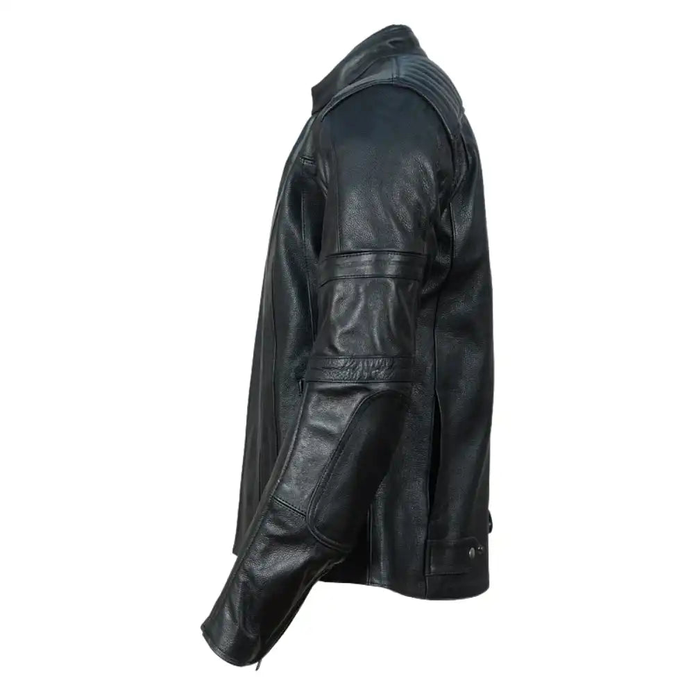 Owen's Streamline Armored Racer Leather Motorcycle Jacket