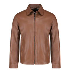 Pierre Brown Leather Jacket